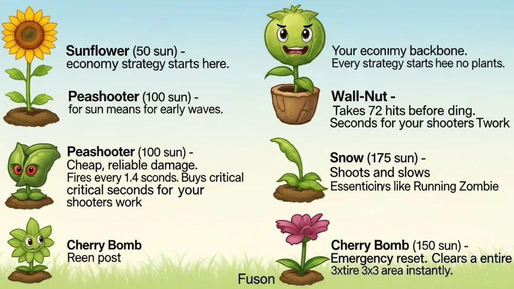 Complete Beginner's Guide to PvZ Fusion 1 Image of Fusion plants